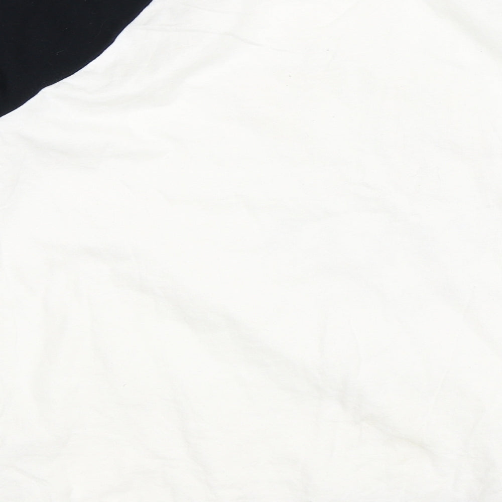 George Womens White Pullover Sweatshirt Size 12