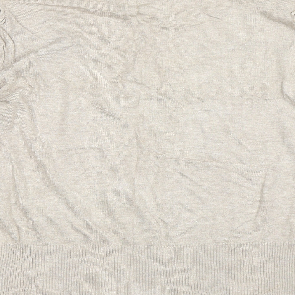 South Womens Beige Pullover Jumper Size 18