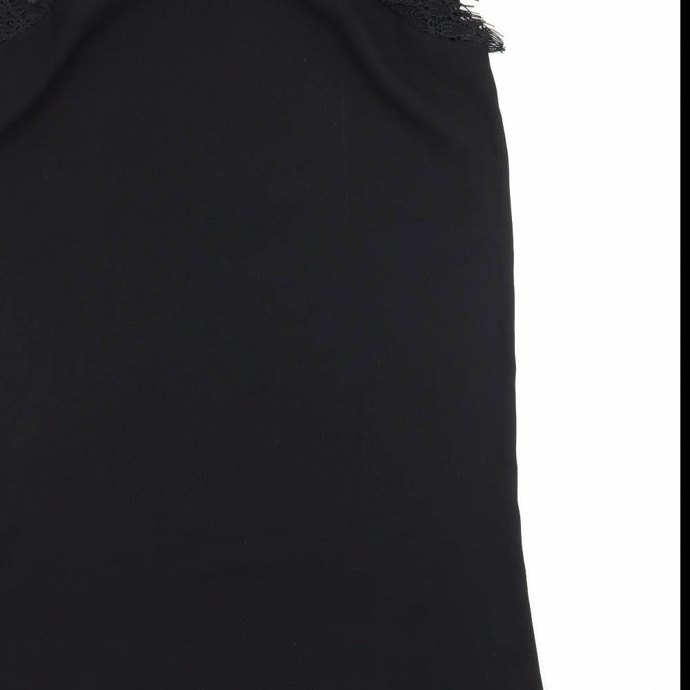 Luc-ce Womens Black A-Line Size S
