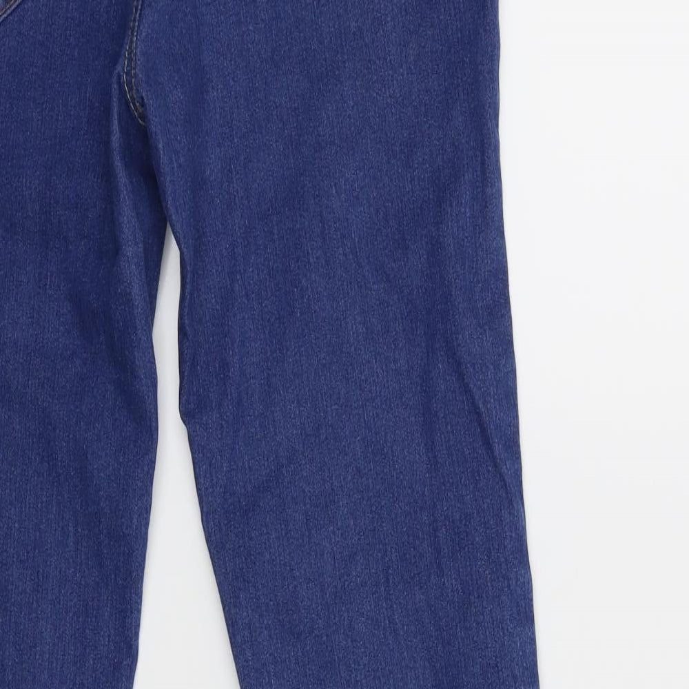 Denim & Co. Womens Blue Denim Skinny Jeans Size 12 L29 in