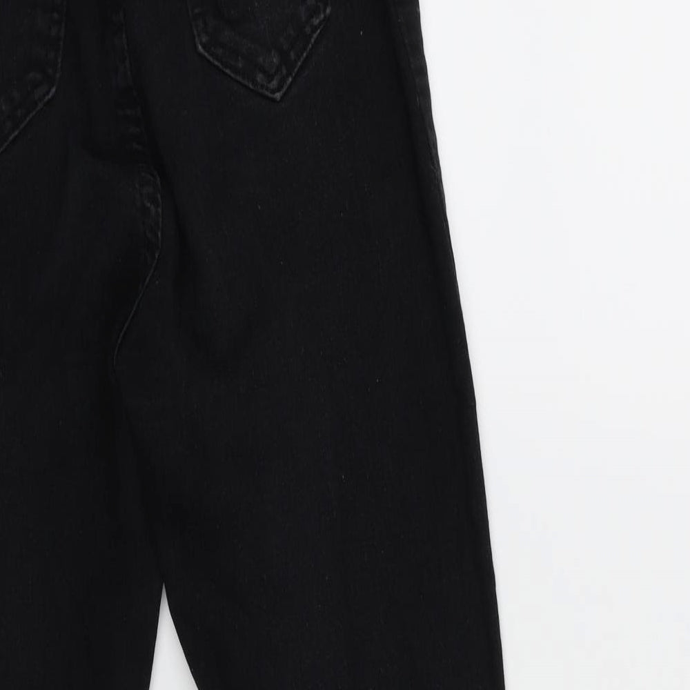 Denim Wise Womens Black Denim Skinny Jeans Size 6 L28 in