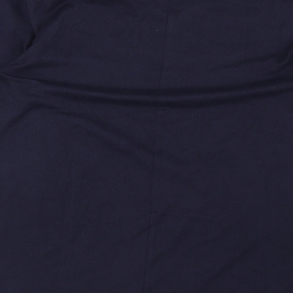 Marks & Spencer Womens Blue Geometric Pullover Sweatshirt Size 10