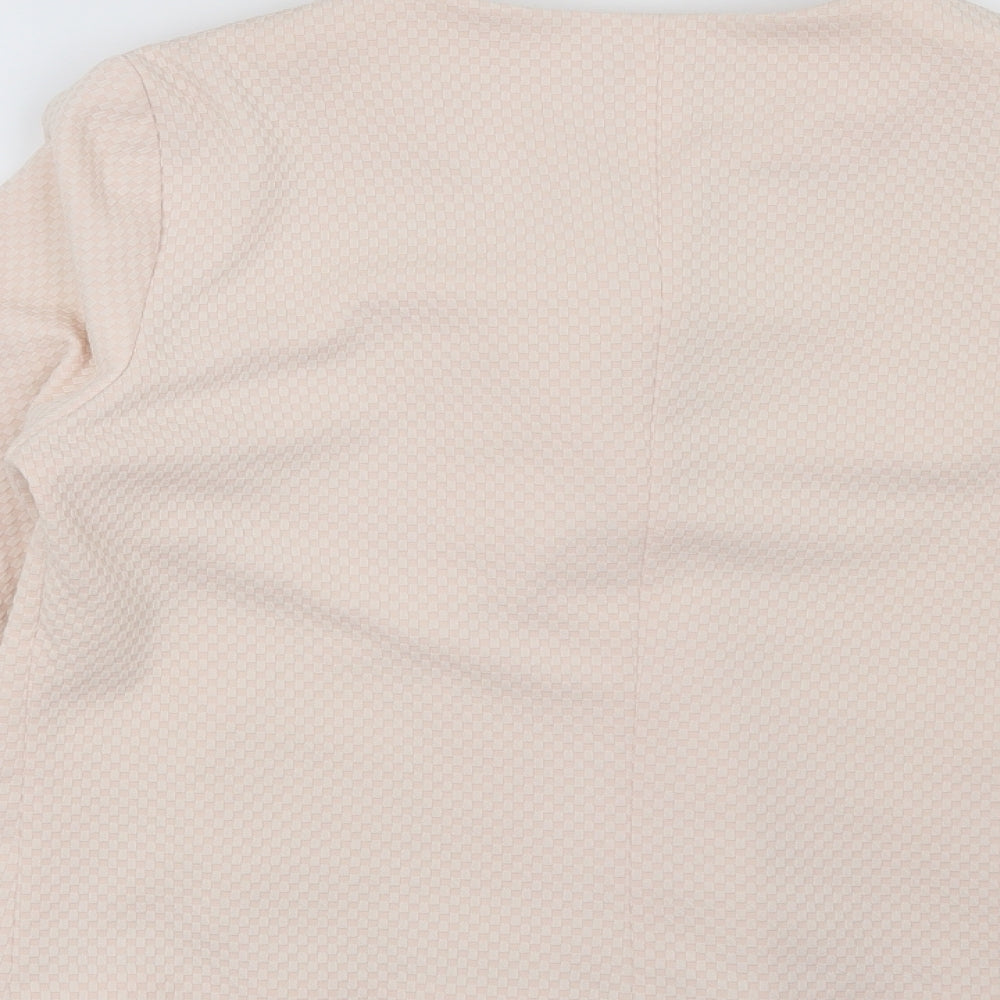 Dorothy Perkins Womens Pink Check Jacket Size 14
