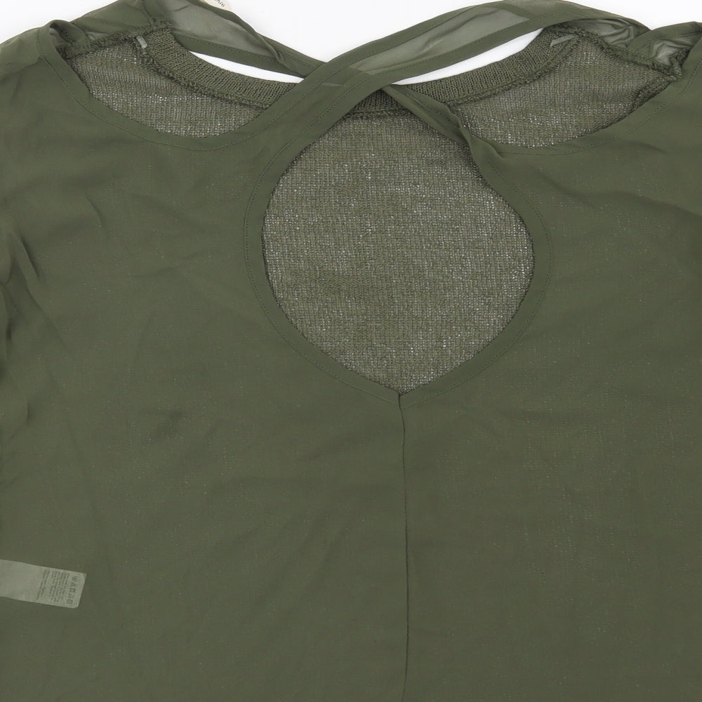 River Island Womens Green Pullover Jumper Size 6
