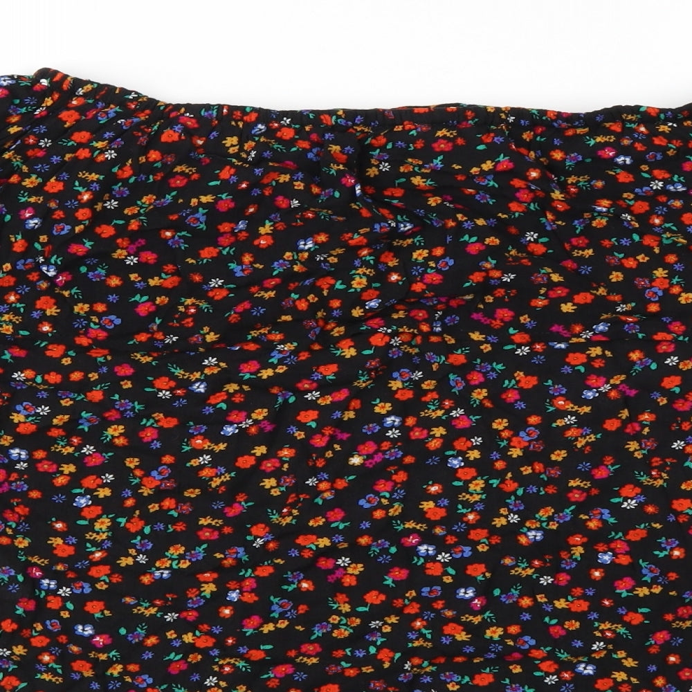 Papaya Womens Multicoloured Floral Basic Blouse Size 10