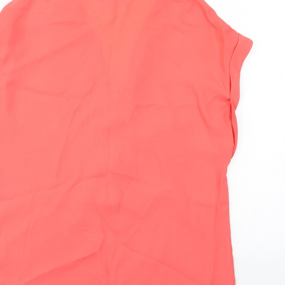 F&F Womens Red Basic Blouse Size 8