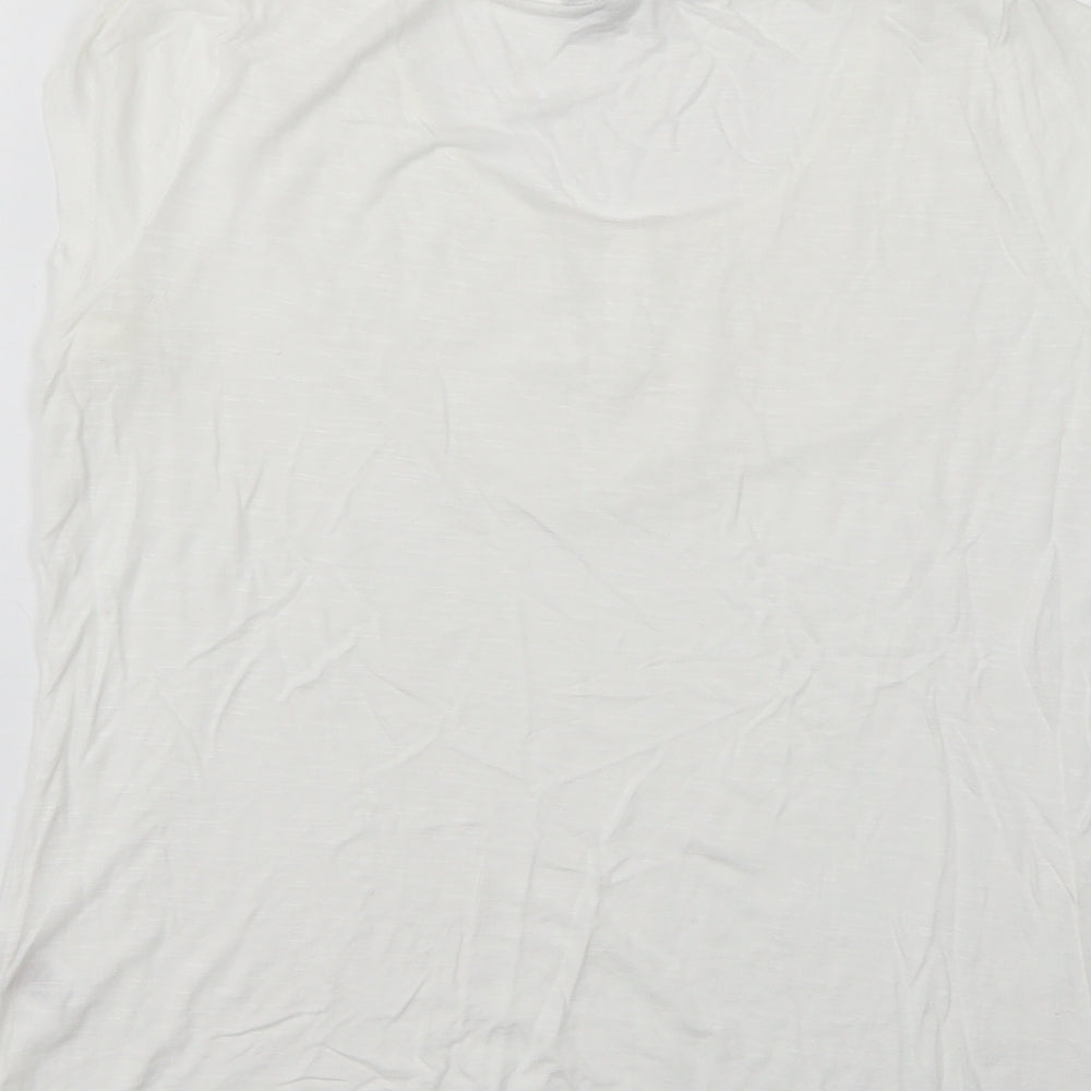 Dorothy Perkins Womens White Basic T-Shirt Size 12