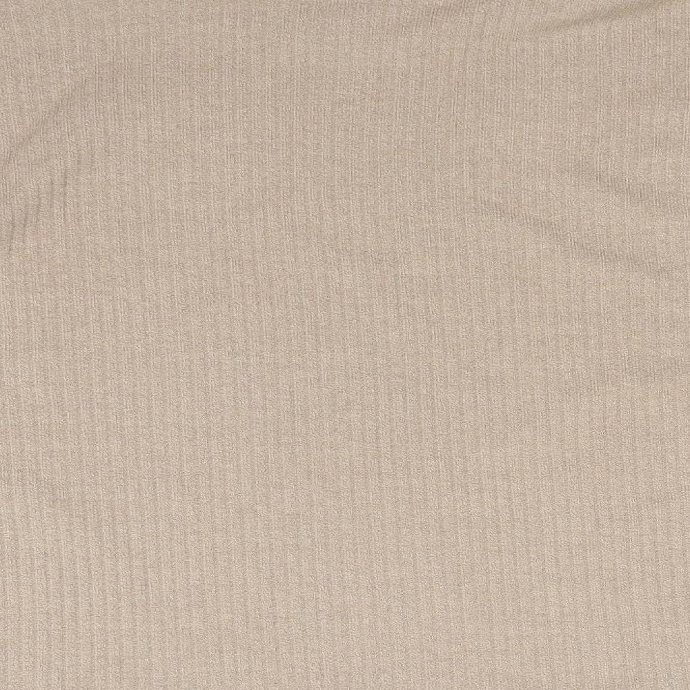 SheIn Womens Beige Pullover Jumper Size XL