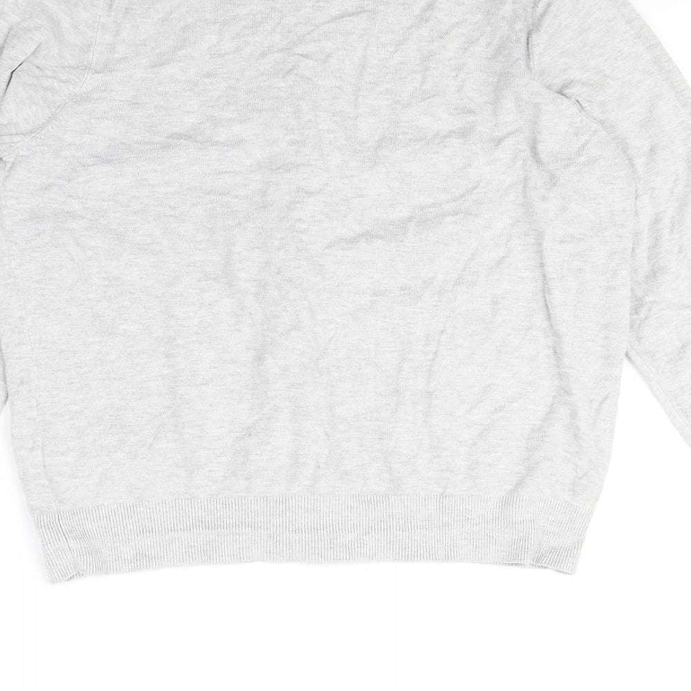 F&F Womens Grey Cardigan Jumper Size 16