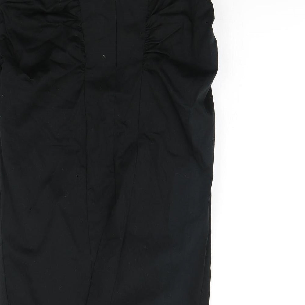 River Island Womens Black Straight & Pencil Skirt Size 10