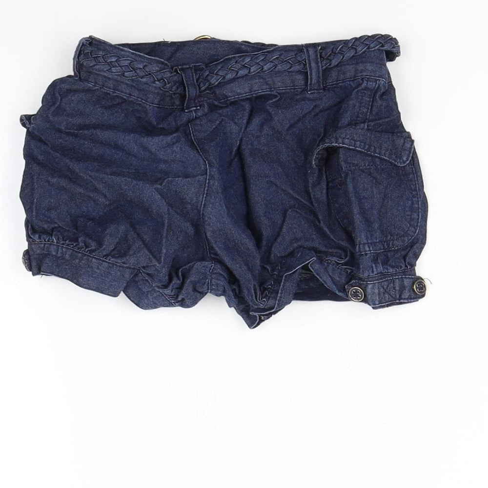 Girl 2 Girl Girls Blue Cargo Shorts Size 3 Years