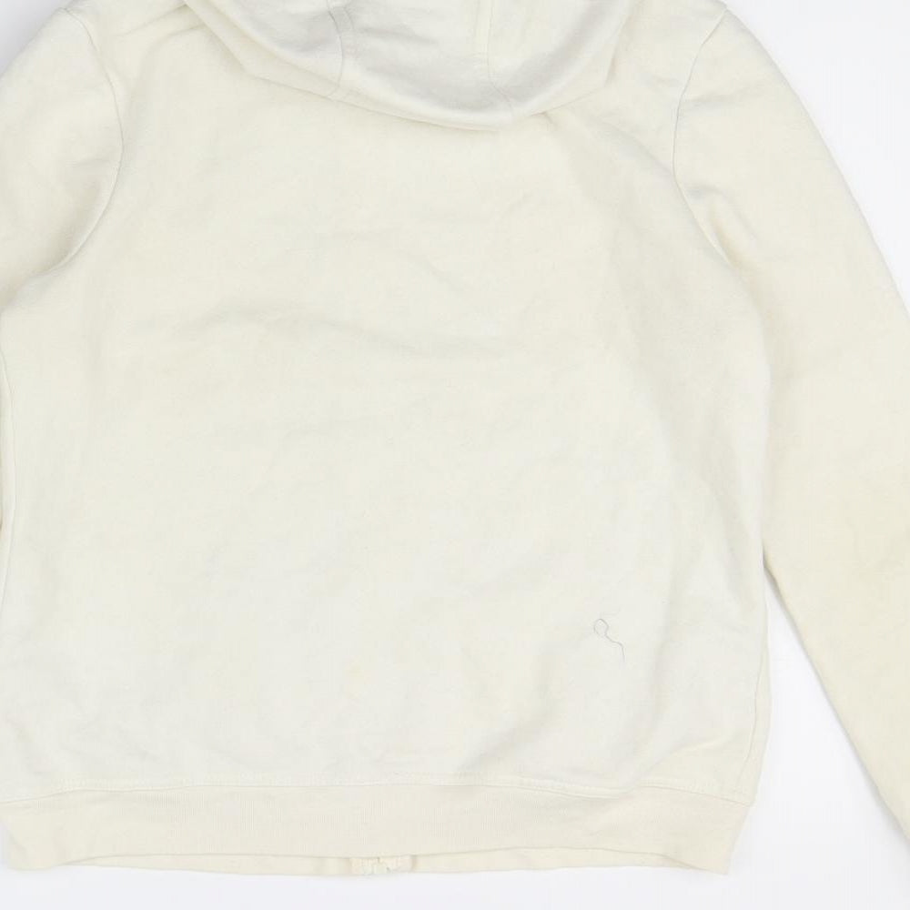 Denim & Co. Womens Ivory Jacket Size 8