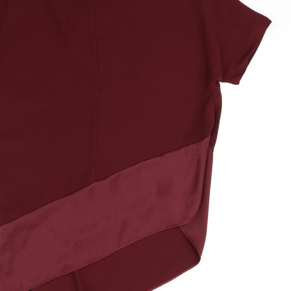 River Island Womens Red Basic Blouse Size 10