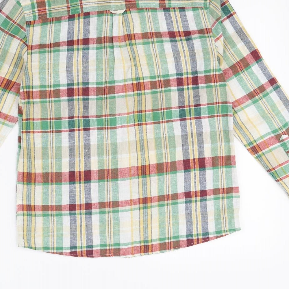 Autograph Boys Multicoloured Check Basic Button-Up Size 11 Years