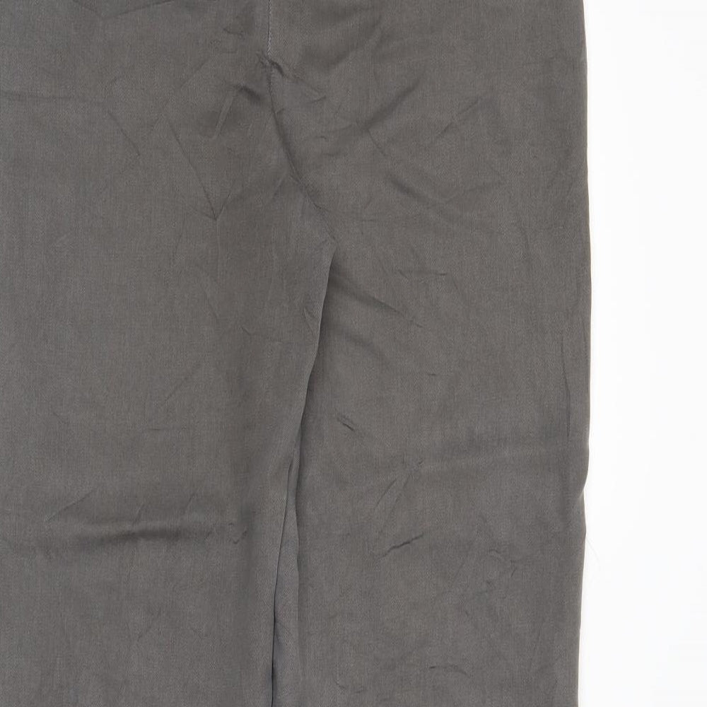 Marks & Spencer Womens Grey Trousers Size S L27 in