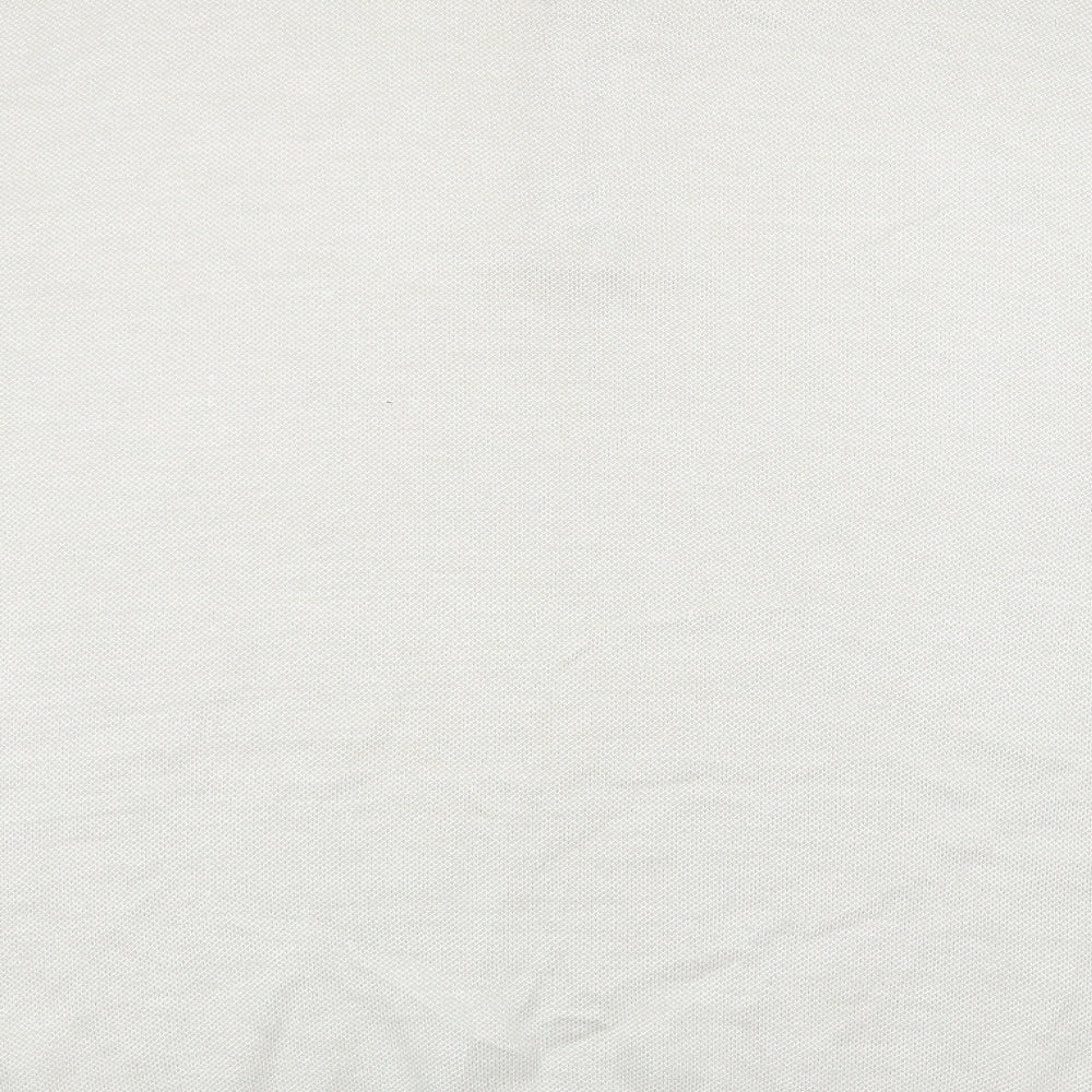 Marks & Spencer Womens White Knit Basic Polo Size 2XL