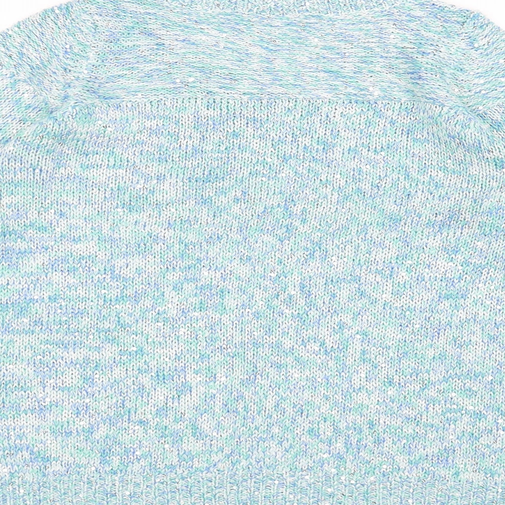 Wallis Womens Blue Pullover Jumper Size S