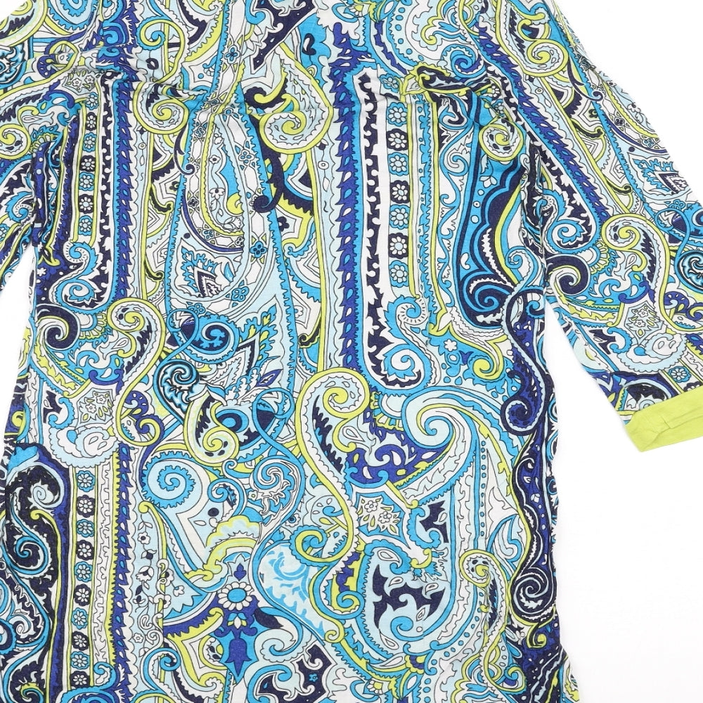 Wallis Womens Blue A-Line Size S