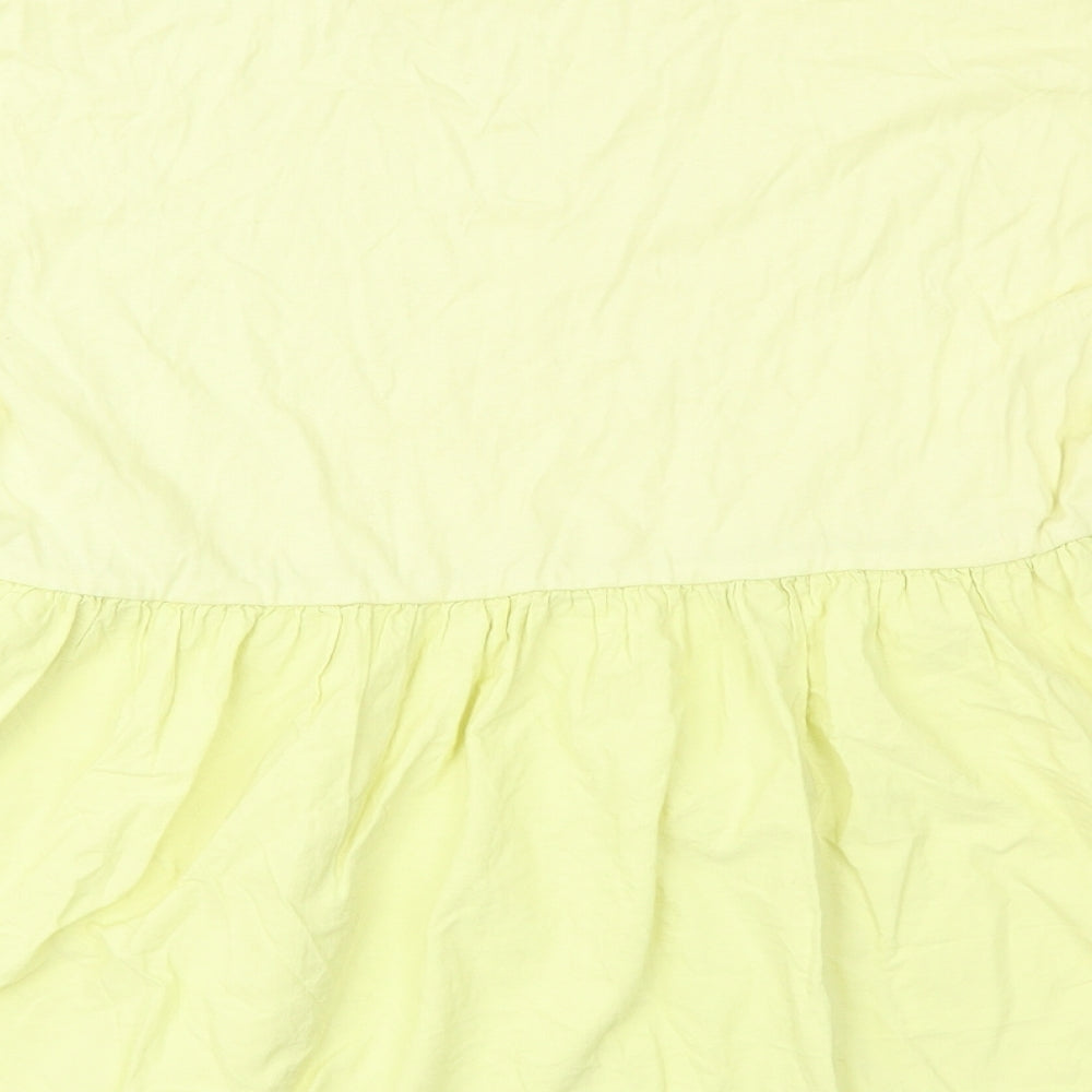New Look Womens Green Basic Blouse Size 10
