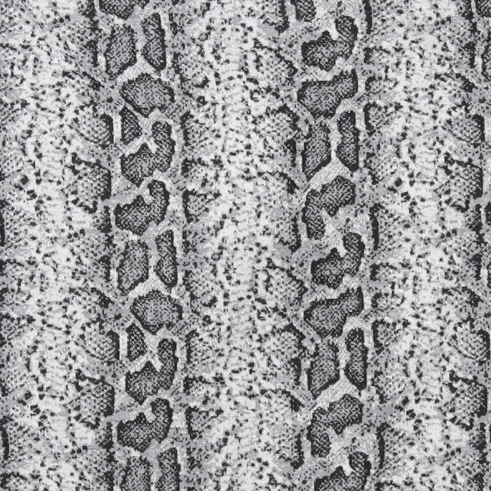 NEXT Womens Grey Animal Print Knit Pullover Jumper Size 14