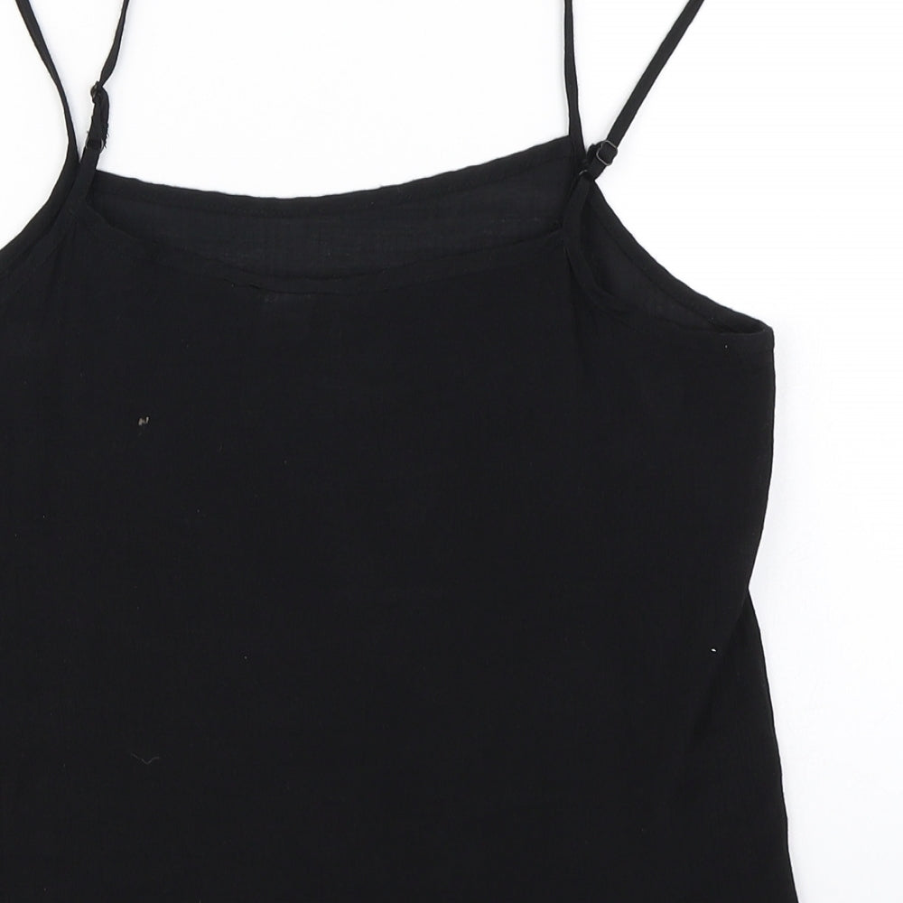 Divided Womens Black Camisole Blouse Size 10