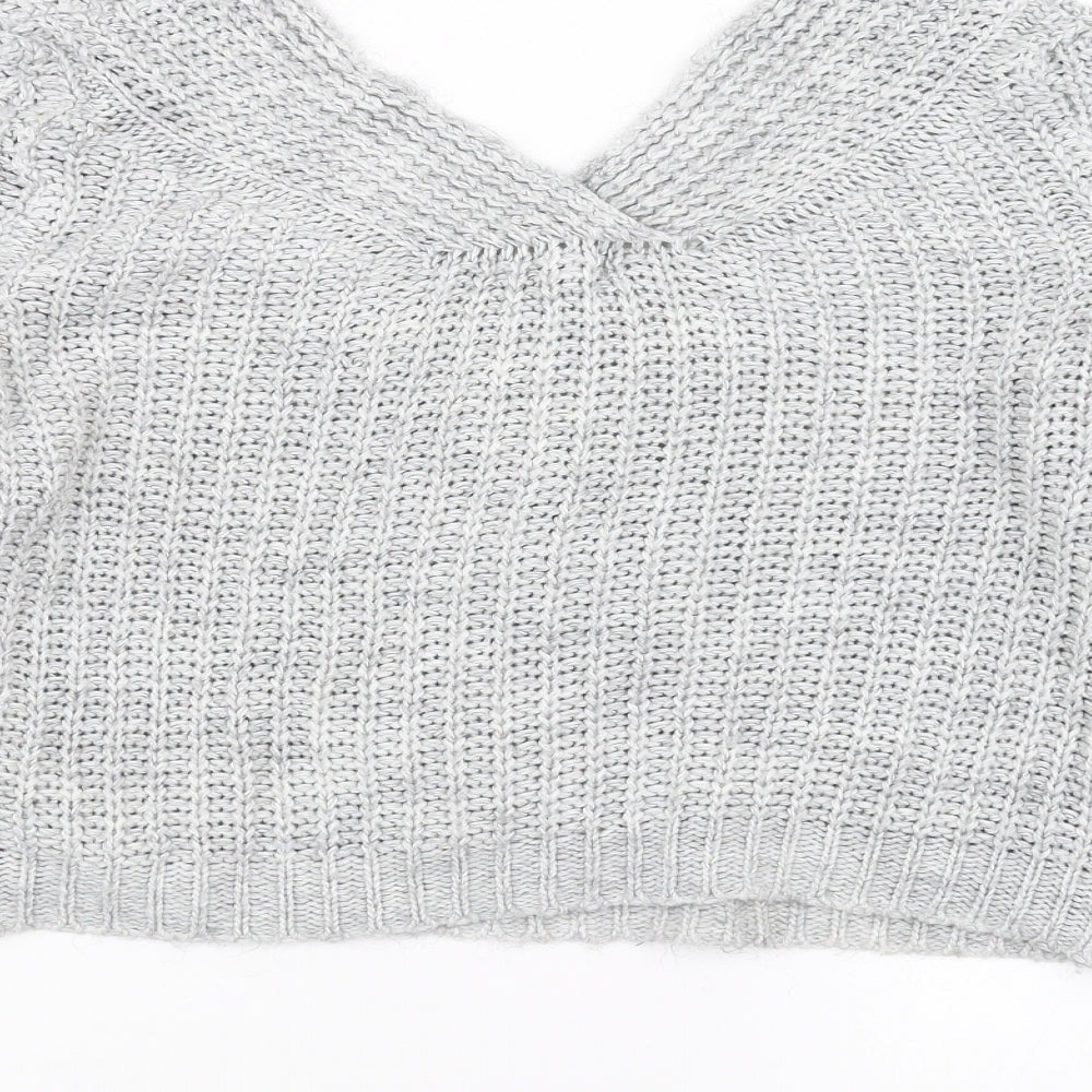 Cameo Rose Womens Grey Pullover Jumper Size S