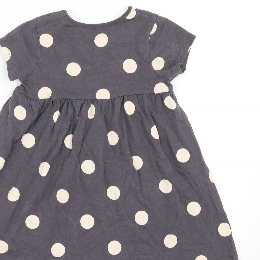 George Girls Purple Polka Dot T-Shirt Dress Size 18-24 Months
