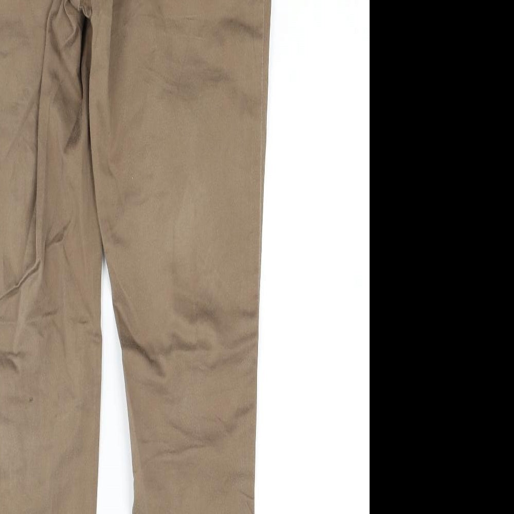 Allen Solly Womens Brown Trousers Size 10 L24 in
