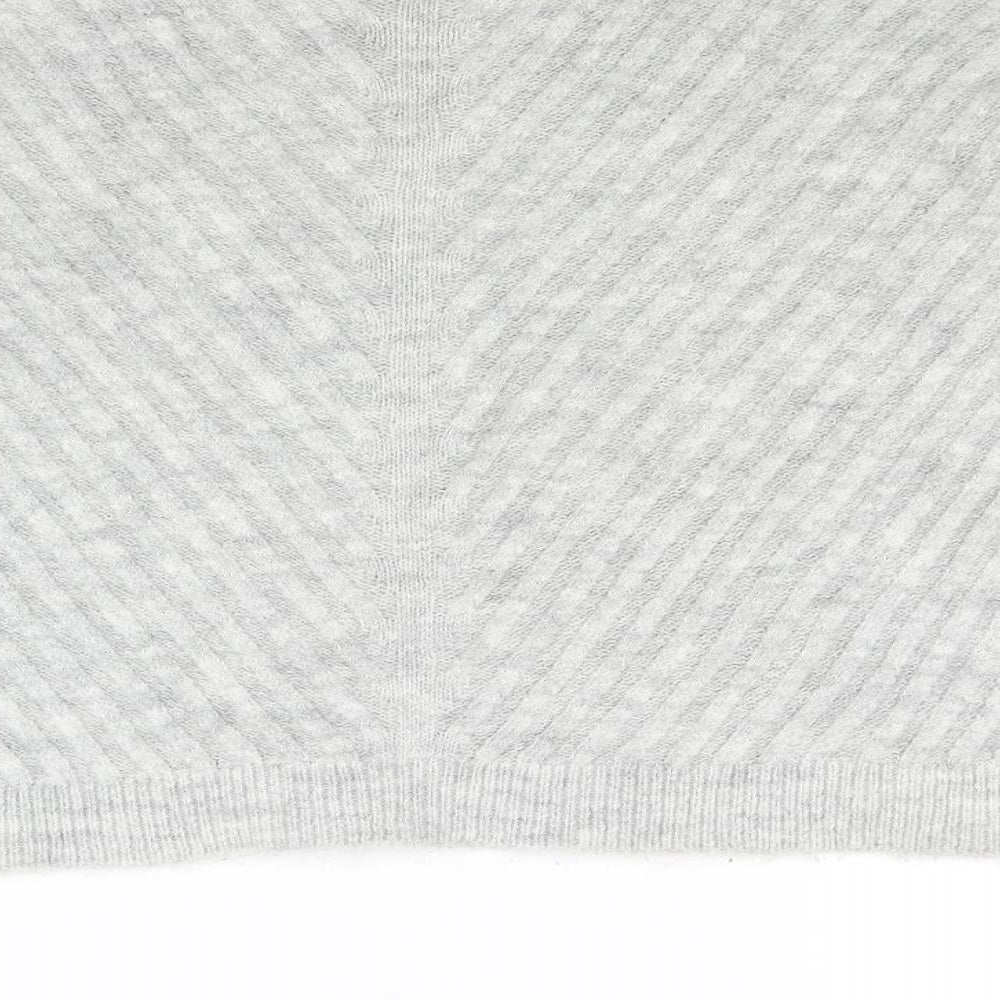 Topshop Womens Grey Knit Pullover Jumper Size S