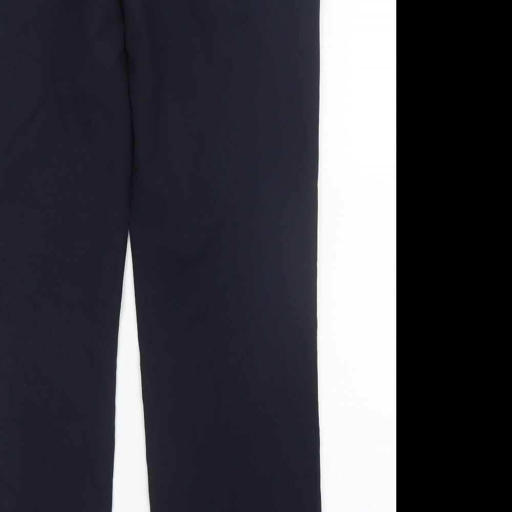 Henri Ross Mens Blue Trousers Size 34 in L30 in