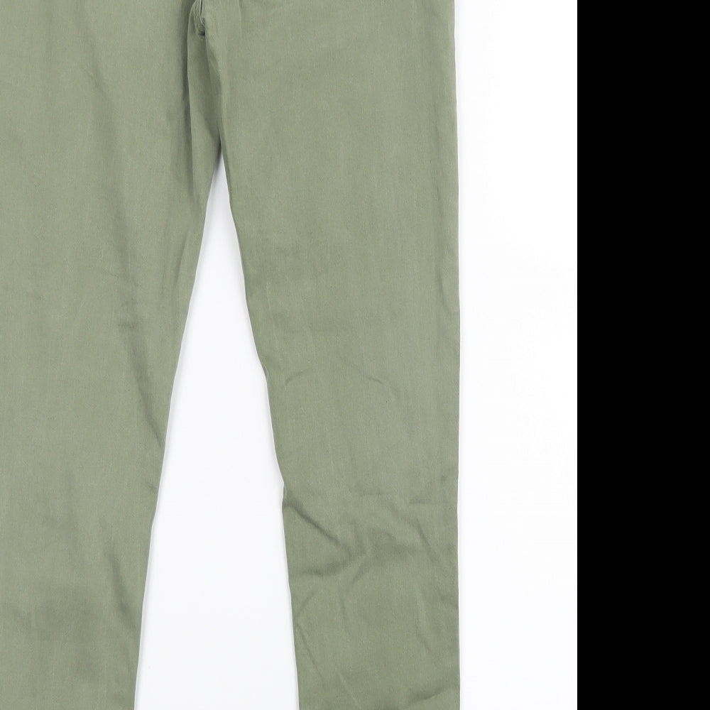 Denim Co. Girls Green Denim Straight Jeans Size 12-13 Years