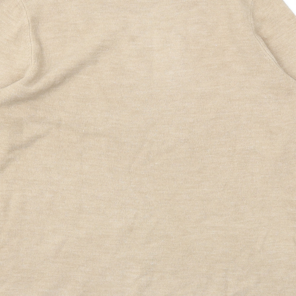 Papaya Womens Beige Pullover Jumper Size 14
