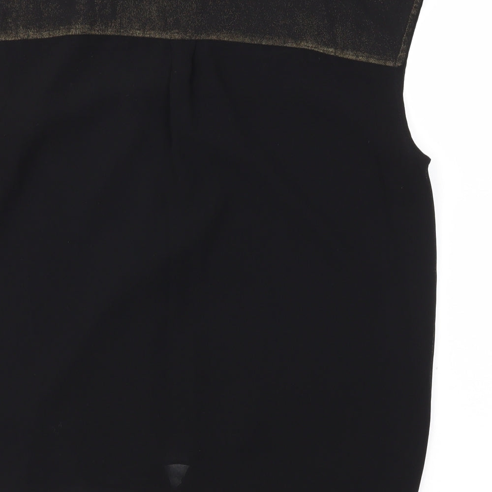 ASOS Womens Black Basic Blouse Size 12