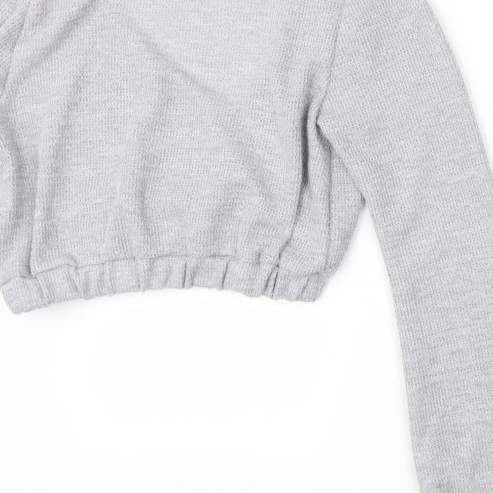 Shein Womens Grey Pullover Jumper Size S