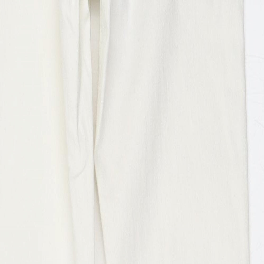 Warehouse Womens White Denim Skinny Jeans Size 6 L29 in