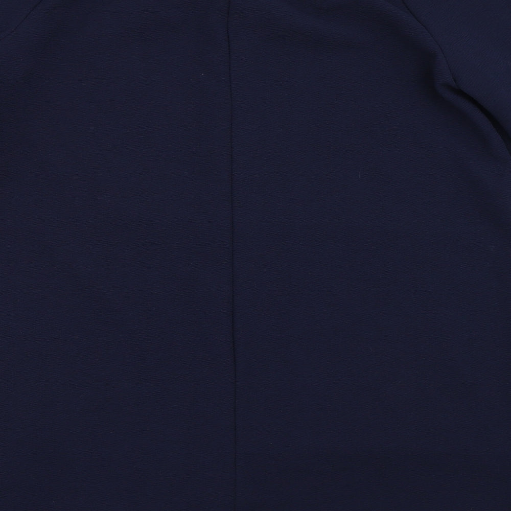 George Womens Blue Basic Blouse Size 12