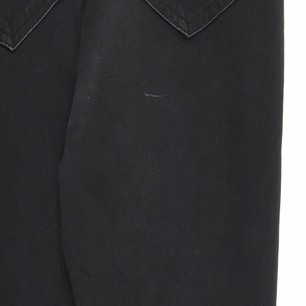 Preworn Womens Black Jegging Jeans Size 14 L24 in