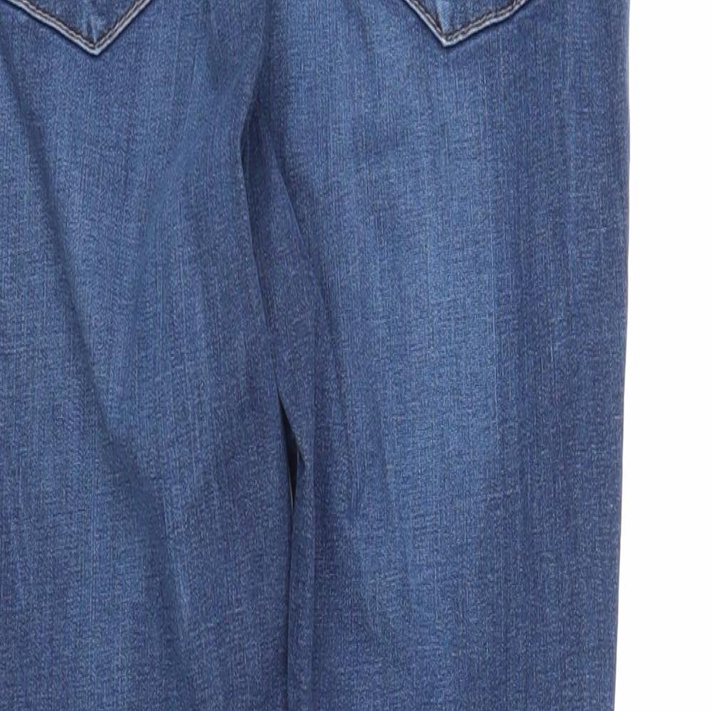 Topshop Mens Blue Denim Skinny Jeans Size 28 in L26 in