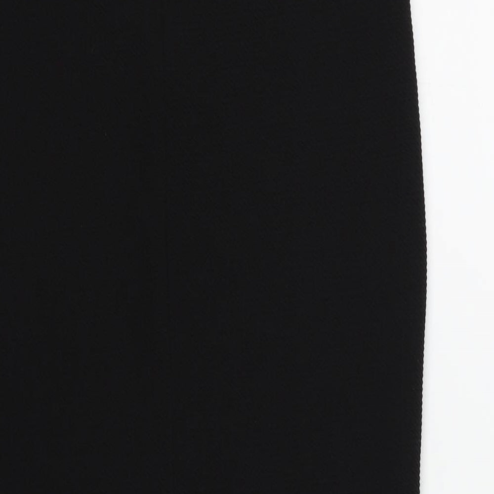 Papaya Womens Black Flare Skirt Size 8