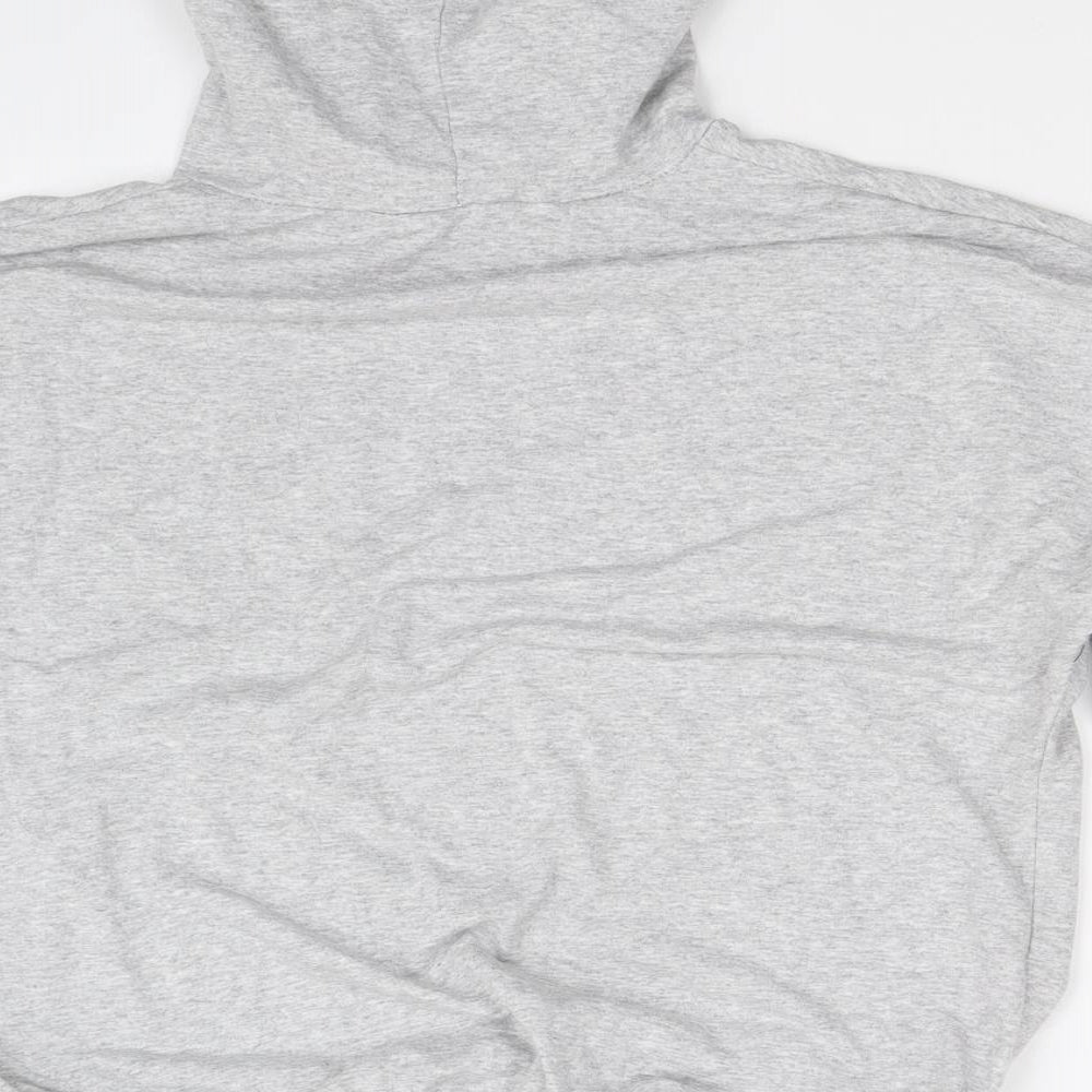 Preworn Womens Grey Pullover Hoodie One Size