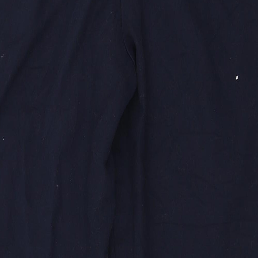 Marks and Spencer Womens Blue Trousers Size 8 L24 in