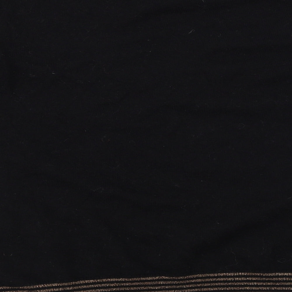 jeff Womens Black Pullover Jumper Size XS