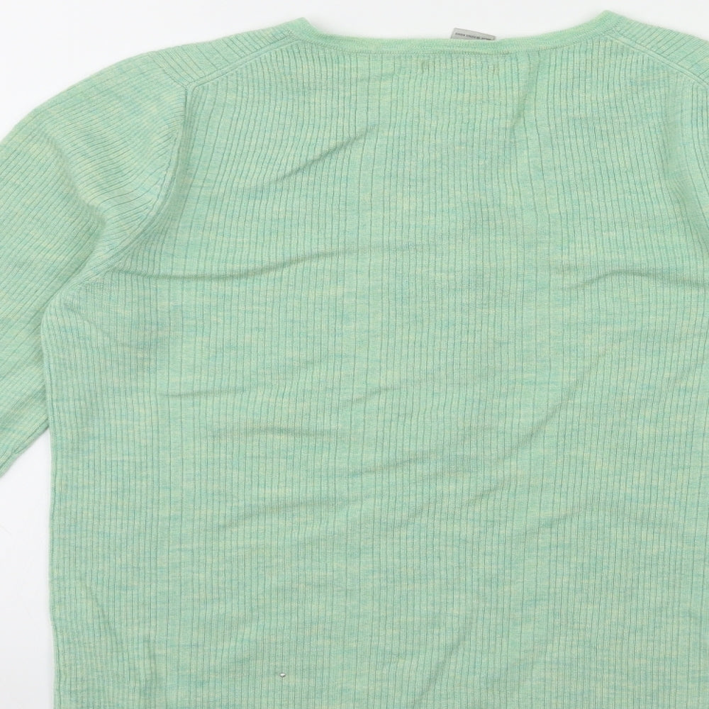 Gap Womens Green Knit Pullover Jumper Size L