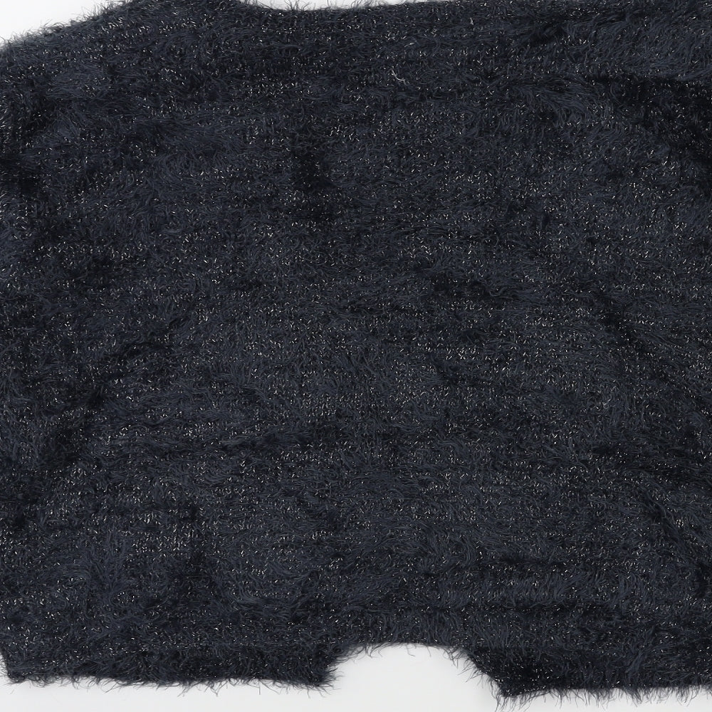 Zara Girls Grey Cardigan Jumper Size 13 Years