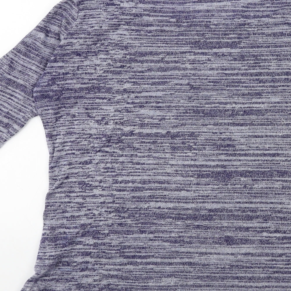 X Womens Blue Pullover Jumper Size S - Open Shoulder