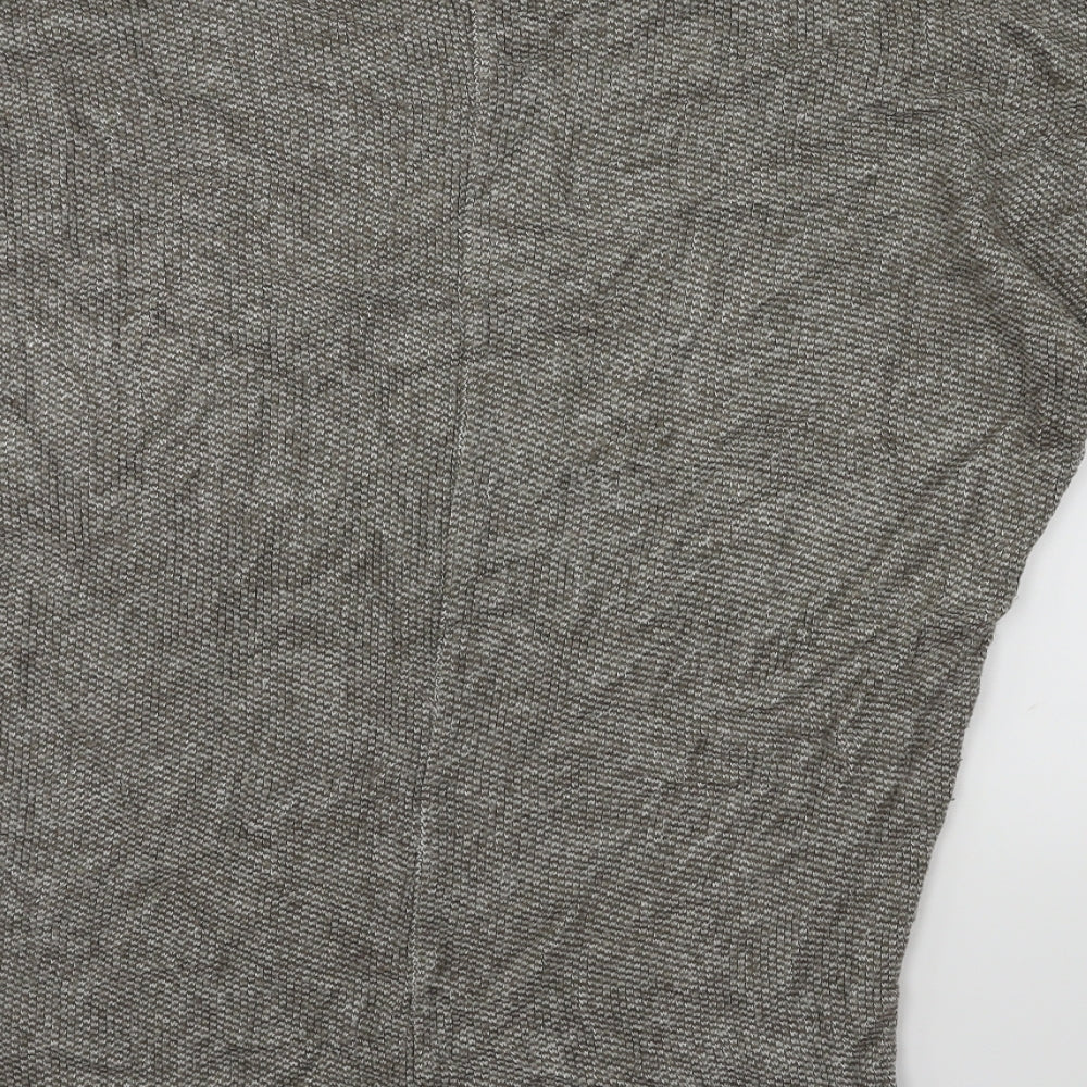 Apricot Womens Grey Knit Pullover Jumper Size S