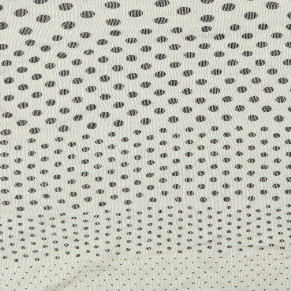 Mango Womens Beige Polka Dot Pullover Jumper Size M