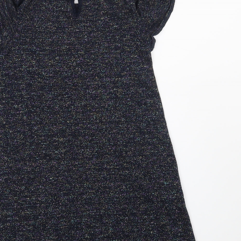 NEXT Girls Blue Jumper Dress Size 7 Years