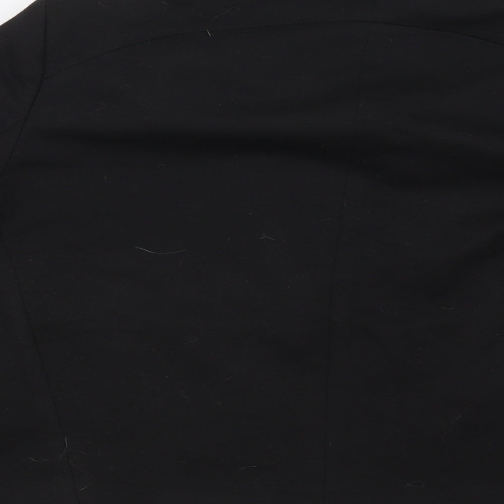 Preworn Womens Black Jacket Blazer Size 10