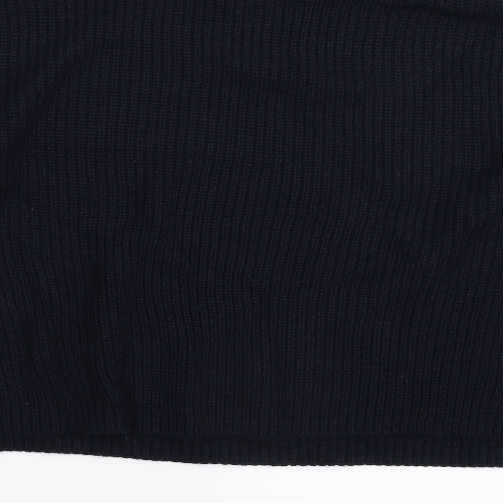 Divided Womens Blue Knit Pullover Jumper Size M
